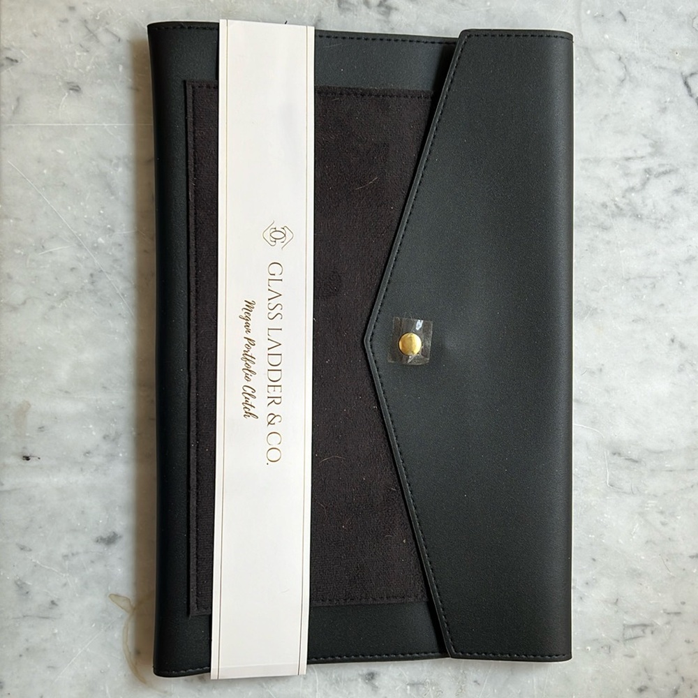 Glass Door and Co  Megan portfolio clutch new with tags